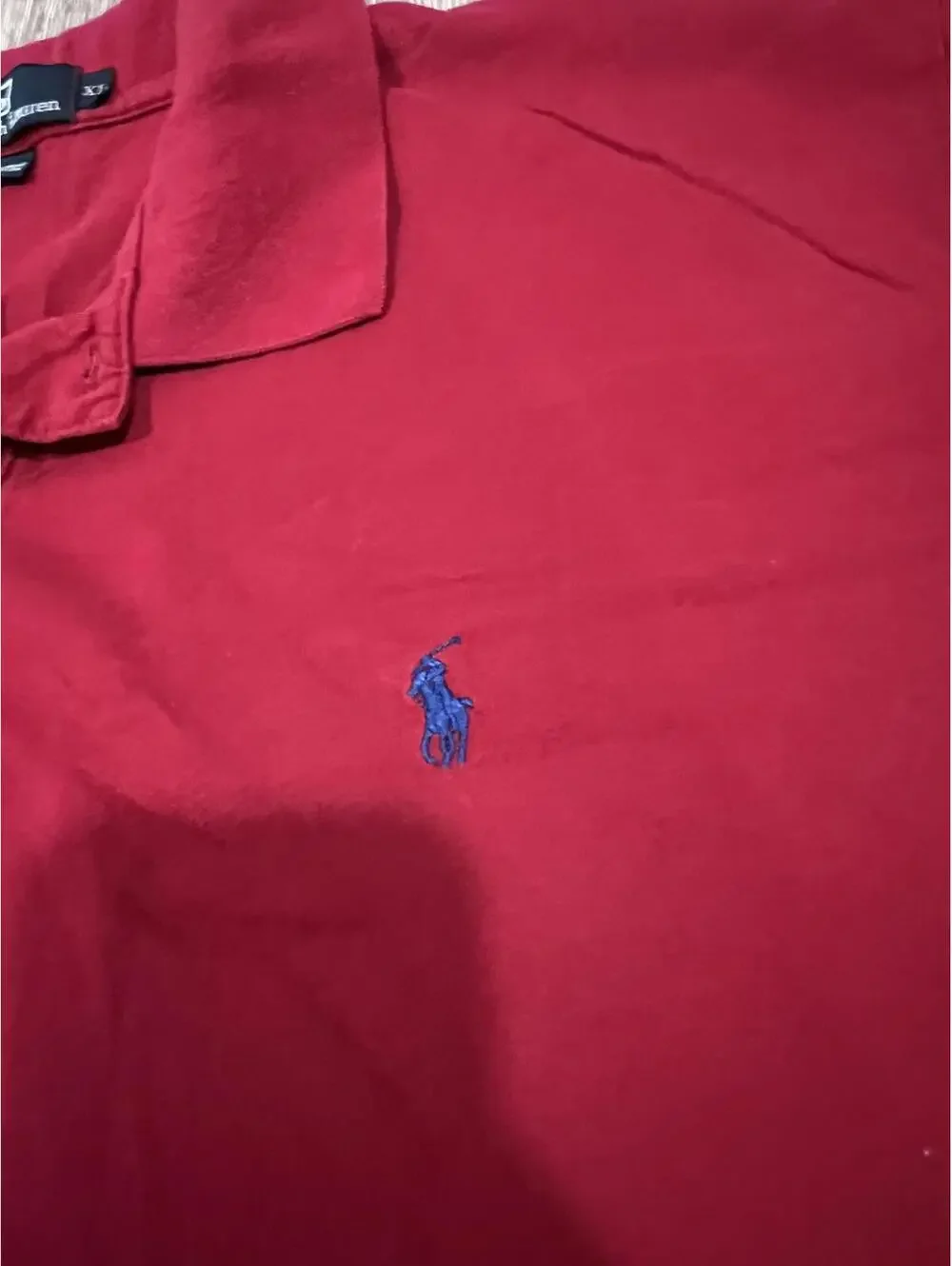 Men's Polo Shirt by Ralph Lauren Red XL - Great Condition